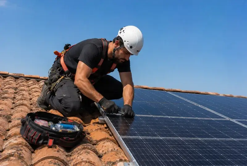 Maintenance et monitoring de panneaux solaires à Anglet